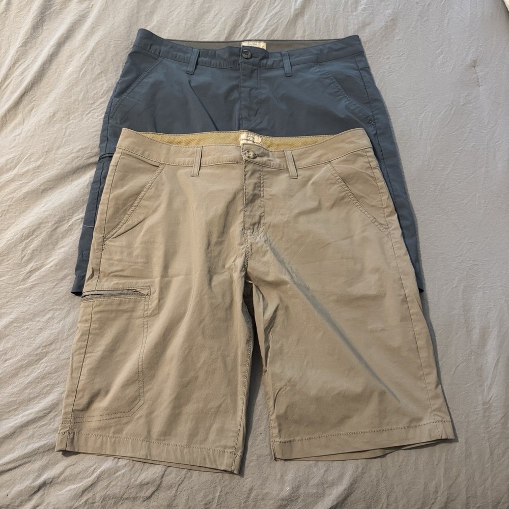 Original Weatherproof Vintage Lot Of 2 Cargo‎ Shorts Men's Size 34